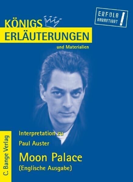 Moon Palace von Paul Auster. Textanalyse und Interpretation in englischer Sprache. main product photo
