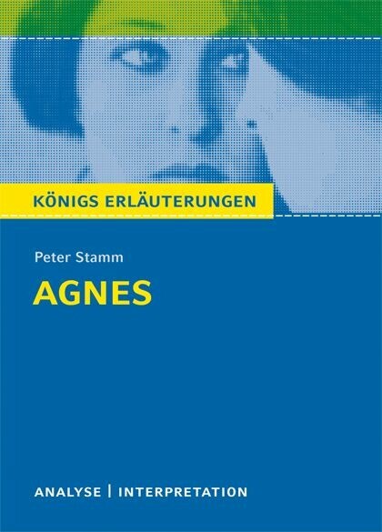 Agnes von Peter Stamm. Textanalyse und Interpretation mit ausführlicher Inhaltsangabe und Abituraufgaben mit Lösungen. main product photo