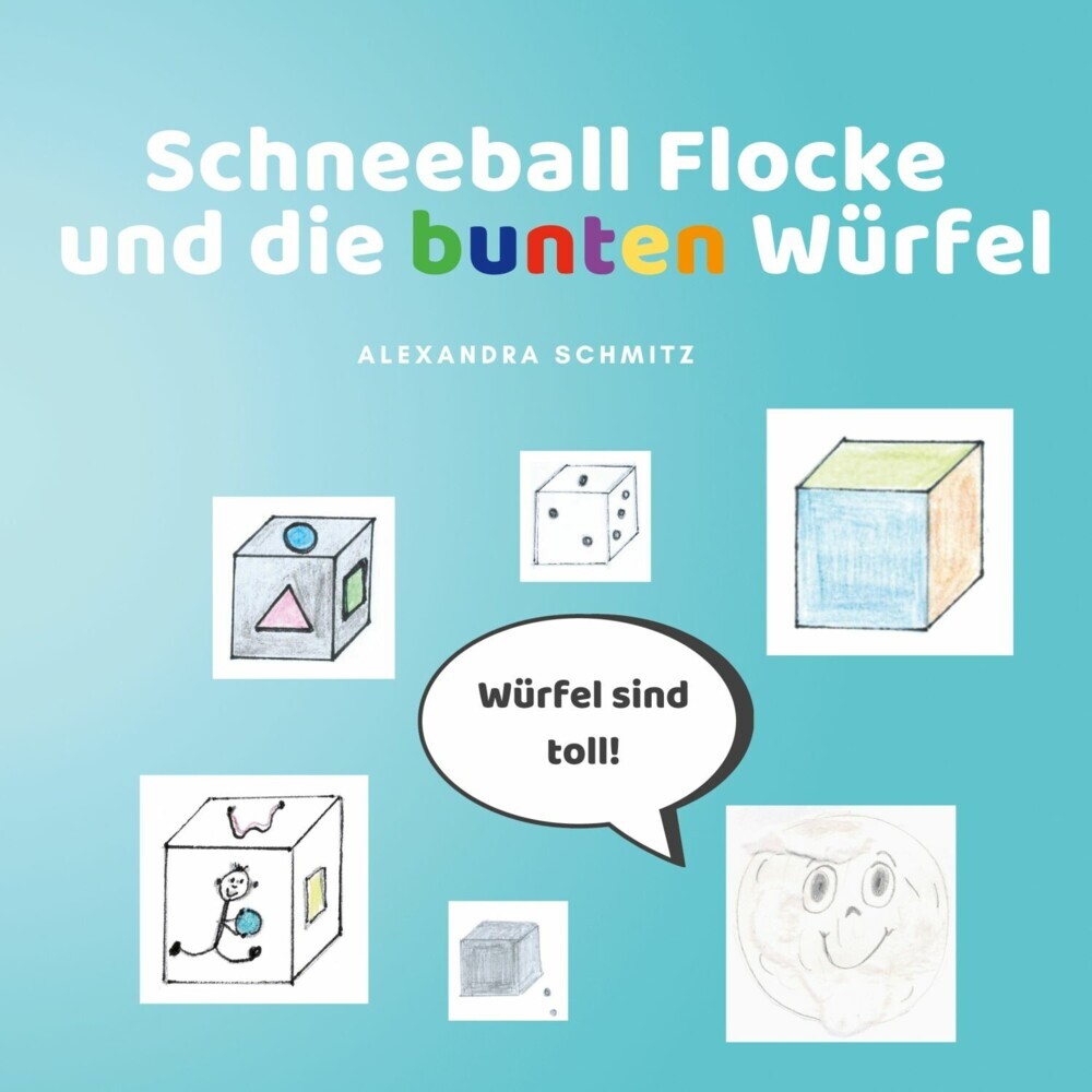 Schneeball Flocke und die bunten Würfel main product photo