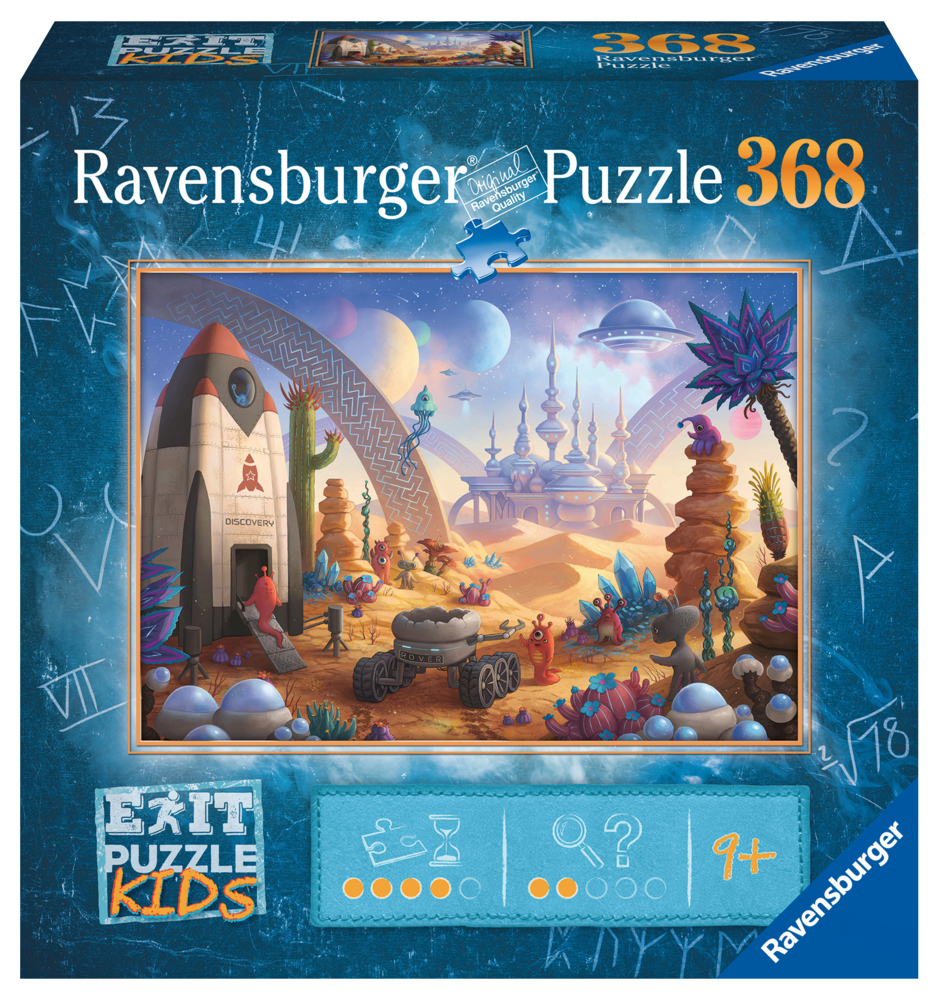 Ravensburger EXIT Puzzle Kids - 13266 Die Weltraummission - 368 Teile Puzzle für Kinder ab 9 Jahren, Kinderpuzzle main product photo