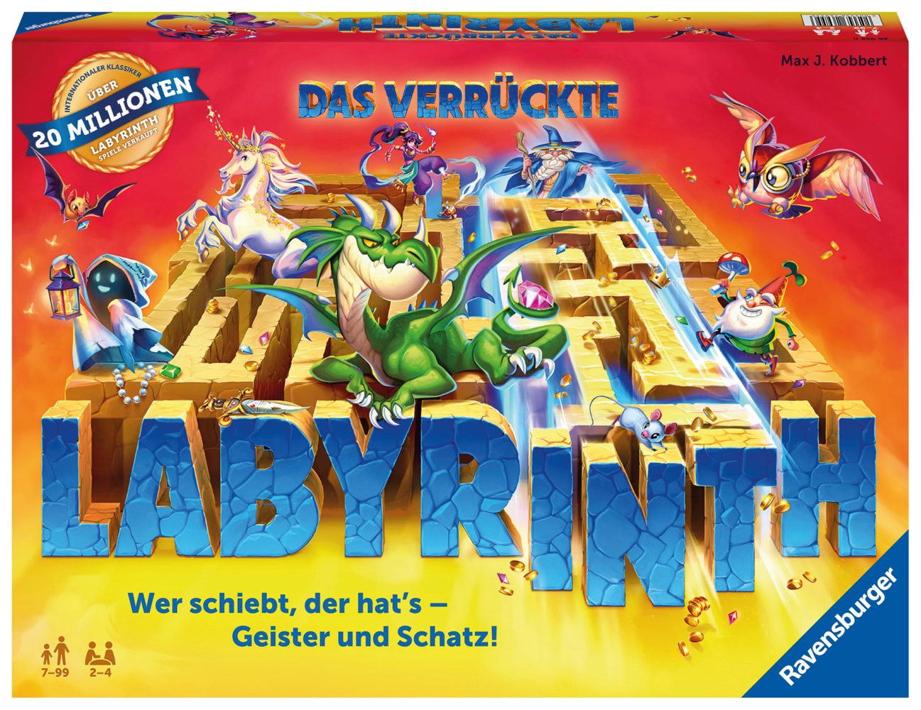 Ravensburger 26955 Das verrückte Labyrinth - Spieleklassiker für 2 - 4 Personen ab 7 Jahren main product photo