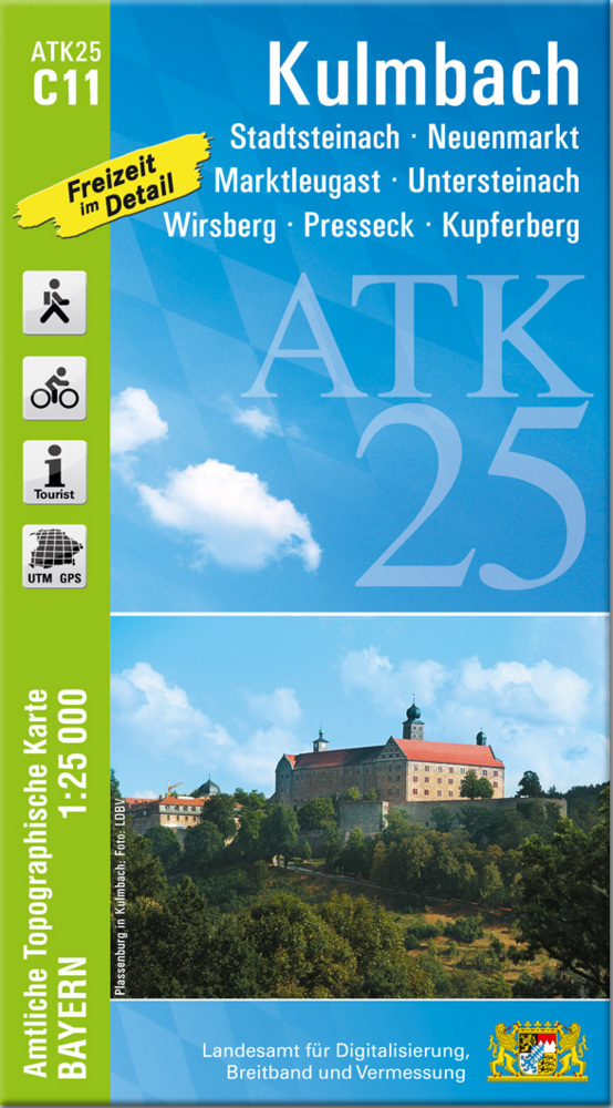ATK25-C11 Kulmbach (Amtliche Topographische Karte 1:25000) main product photo