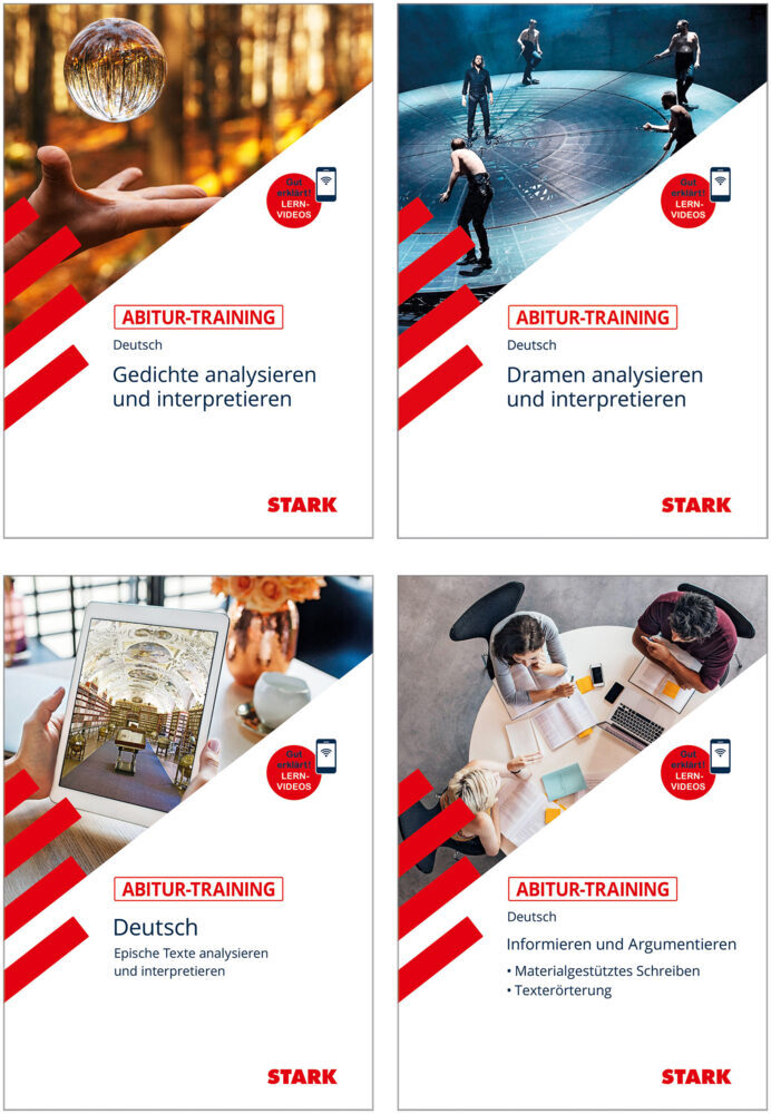 STARK Deutsch - Abitur-Training - Erörtern und Sachtexte, Lyrik, Epik, Dramen main product photo