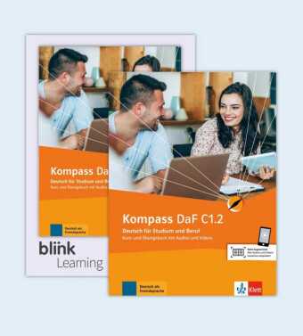 Kompass DaF C1.2 - Media Bundle BlinkLearning, m. 1 Beilage