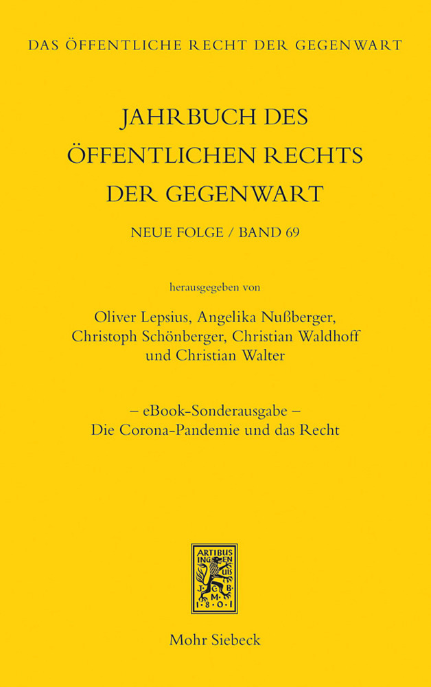 Jahrbuch des öffentlichen Rechts der Gegenwart. Neue Folge main product photo