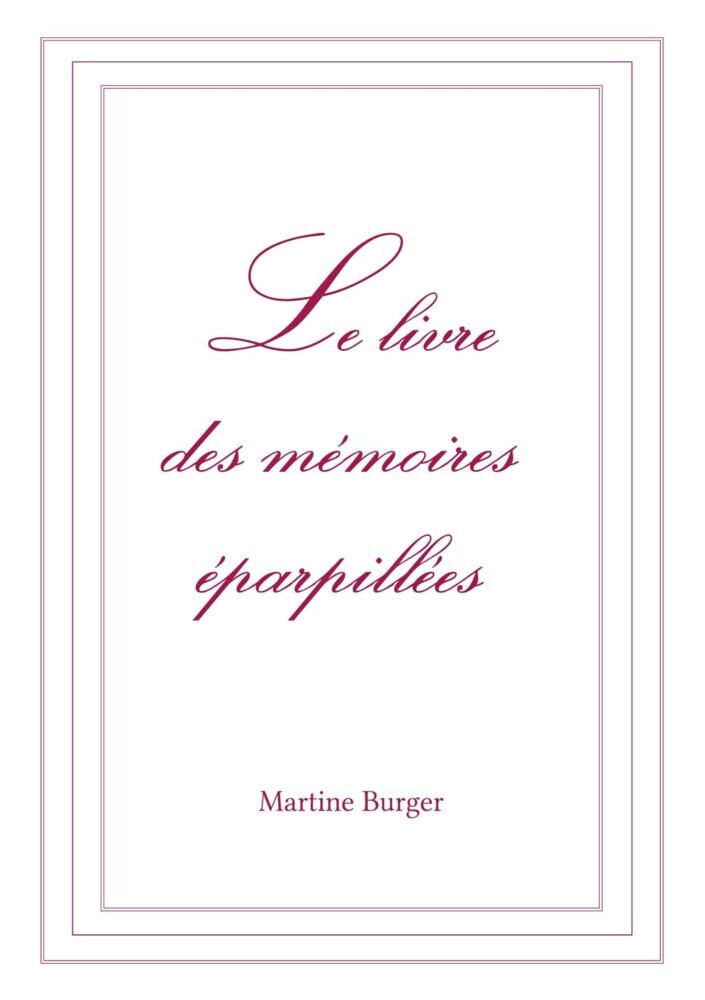 Le livre des mémoires éparpillées main product photo