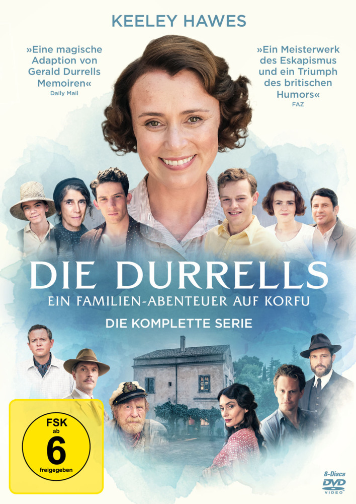 Die Durrells - Die komplette Serie, 8 DVD main product photo