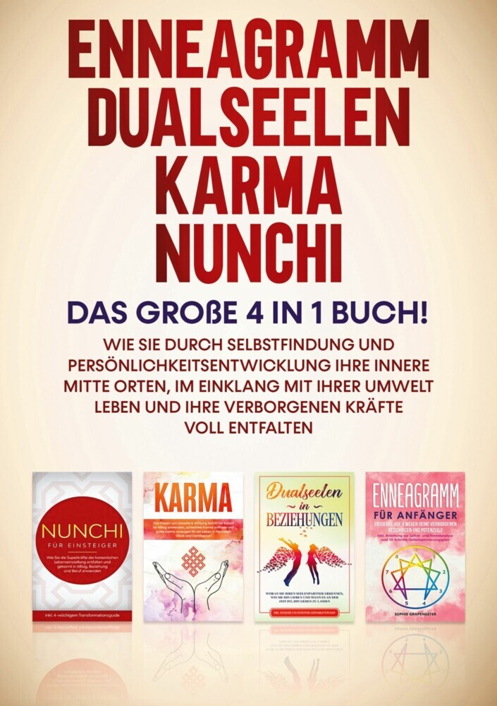Enneagramm | Dualseelen | Karma | Nunchi: Das große 4 in 1 Buch! main product photo