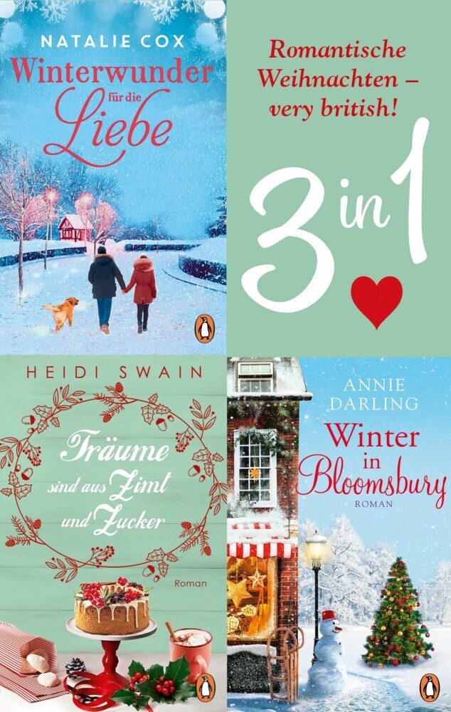 Romantische Weihnachten - very british! Winter in Bloomsbury / Träume sind aus Zimt und Zucker / Winterwunder für die Liebe (3in1-Bundle) main product photo