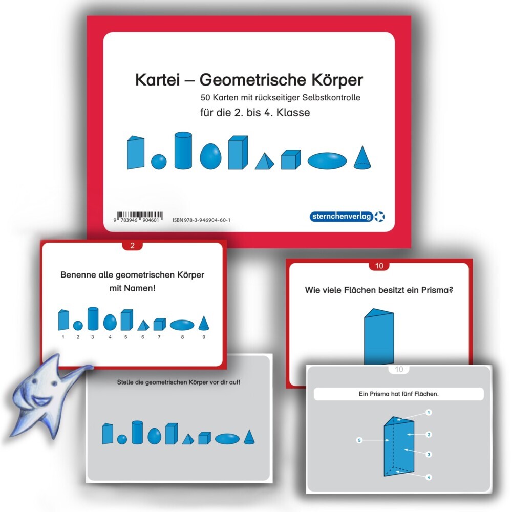Kartei - Geometrische Körper für die 2. bis 4. Klasse main product photo