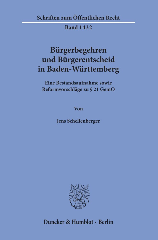 Bürgerbegehren und Bürgerentscheid in Baden-Württemberg. main product photo