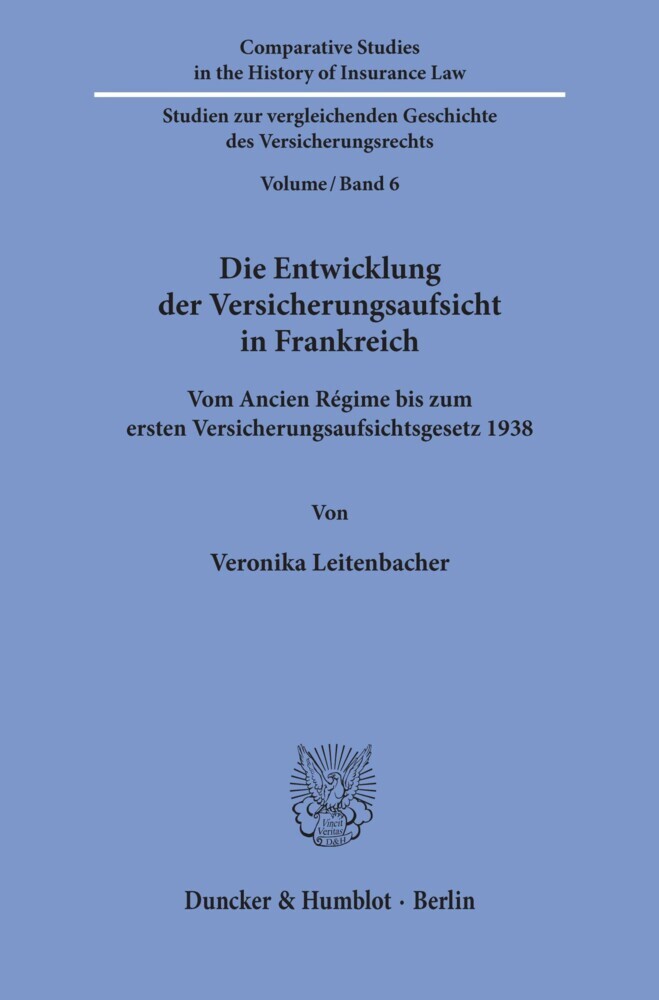 Die Entwicklung der Versicherungsaufsicht in Frankreich. main product photo