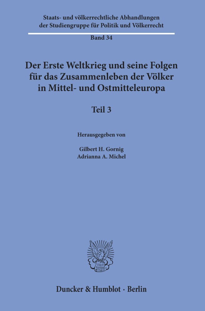 Der Erste Weltkrieg und seine Folgen für das Zusammenleben der Völker in Mittel- und Ostmitteleuropa. main product photo