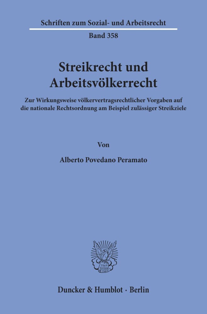 Streikrecht und Arbeitsvölkerrecht. main product photo