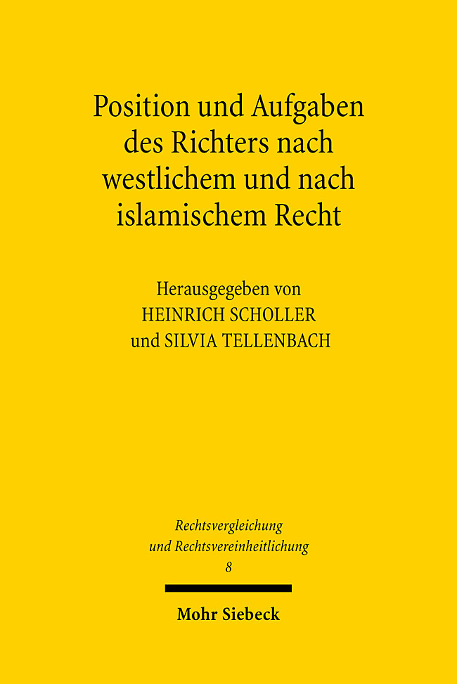 Position und Aufgaben des Richters nach westlichem und nach islamischem Recht main product photo