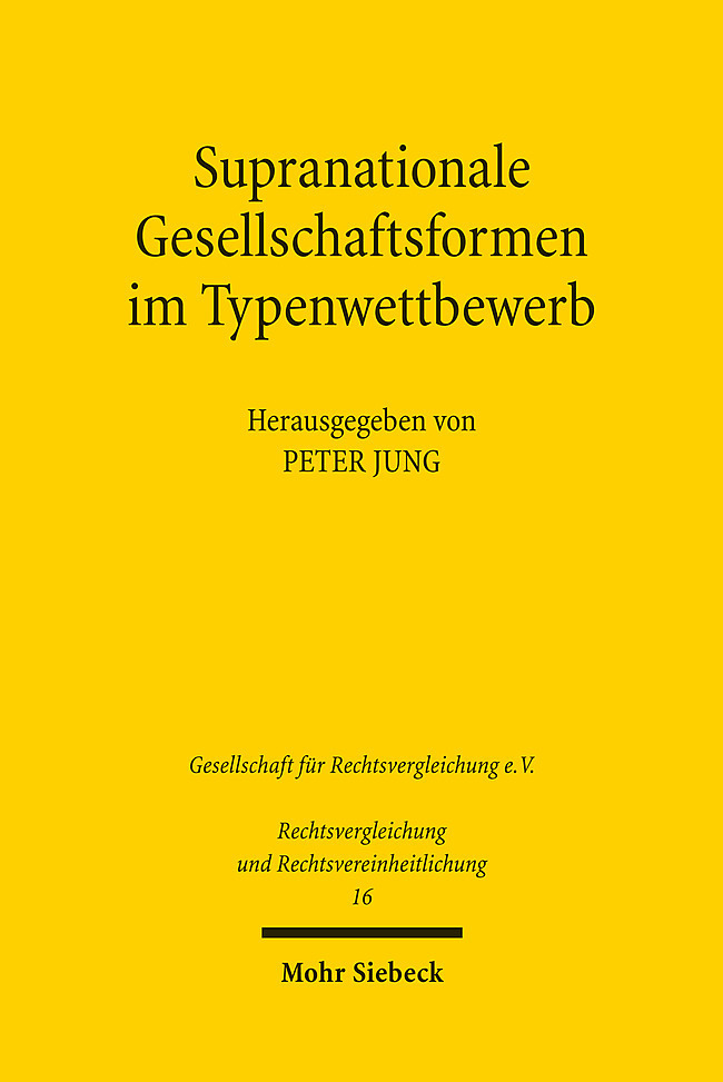 Supranationale Gesellschaftsformen im Typenwettbewerb main product photo