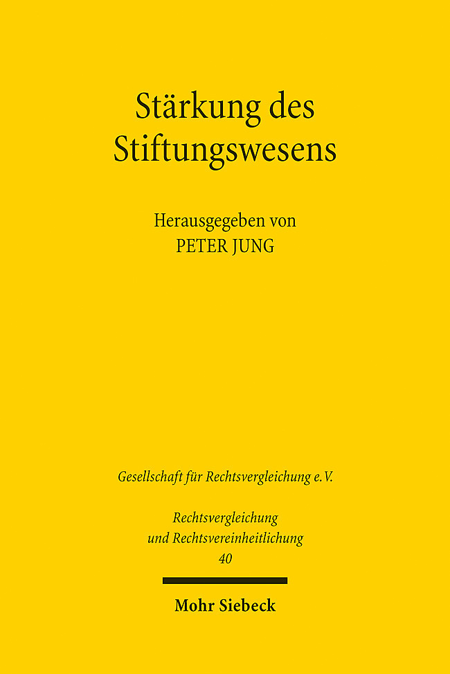 Stärkung des Stiftungswesens main product photo