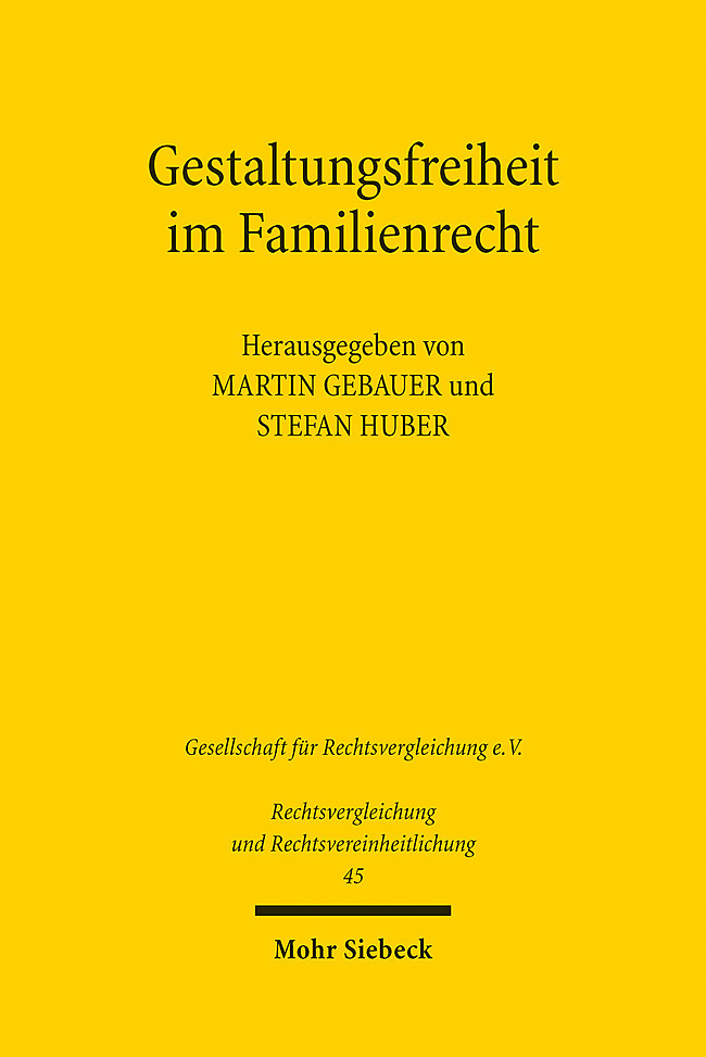 Gestaltungsfreiheit im Familienrecht main product photo