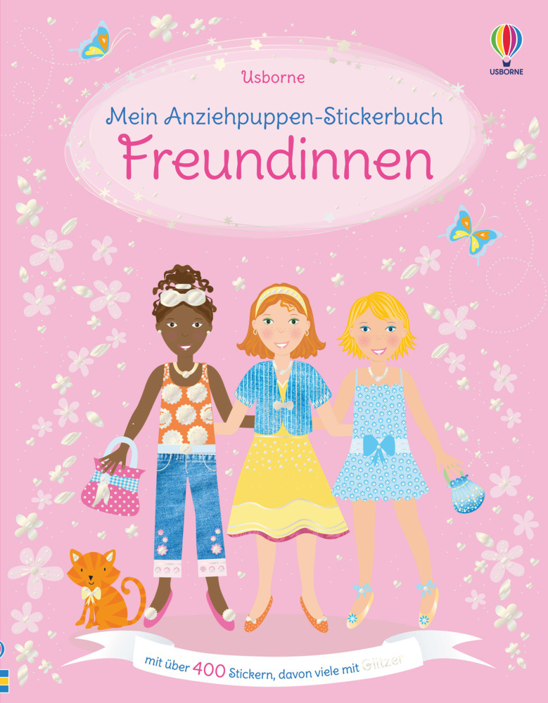 Mein Anziehpuppen-Stickerbuch: Freundinnen main product photo