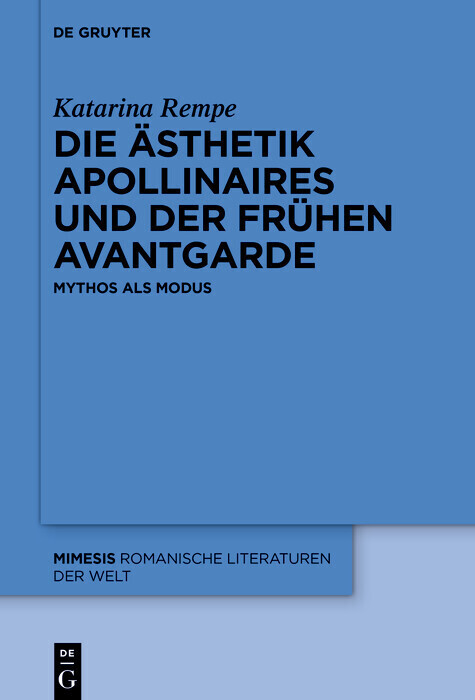 Die Ästhetik Apollinaires und der frühen Avantgarde main product photo
