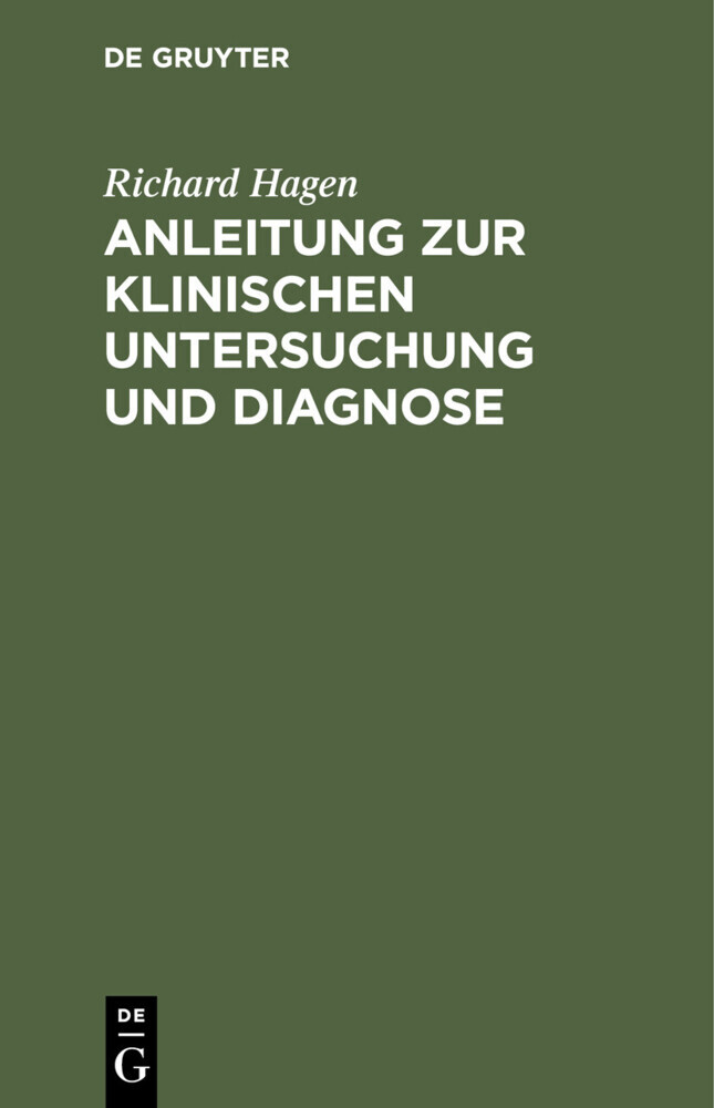 Anleitung zur klinischen Untersuchung und Diagnose main product photo