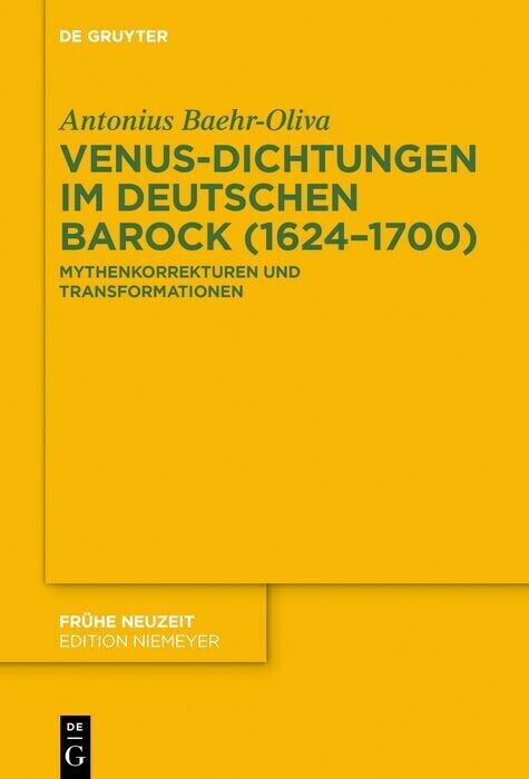 Venus-Dichtungen im deutschen Barock (1624-1700) main product photo