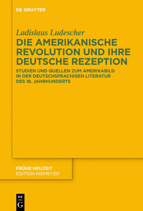 Die Amerikanische Revolution und ihre deutsche Rezeption main product photo