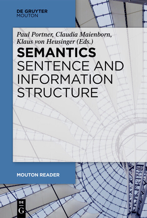 Semantics - Sentence and Information Structure main product photo