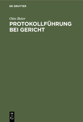 Protokollführung bei Gericht