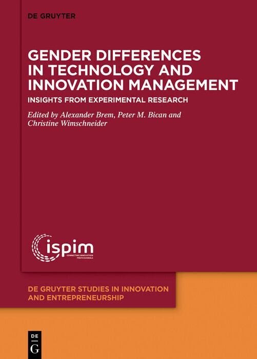 Gender Differences in Technology and Innovation Management main product photo