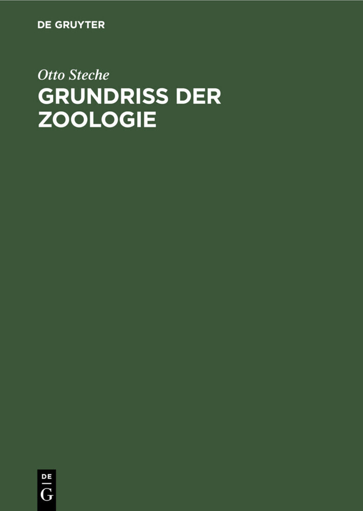 Grundriss der Zoologie main product photo