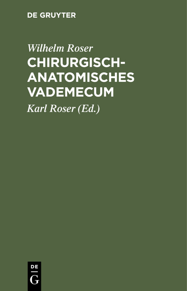Chirurgisch-Anatomisches Vademecum main product photo