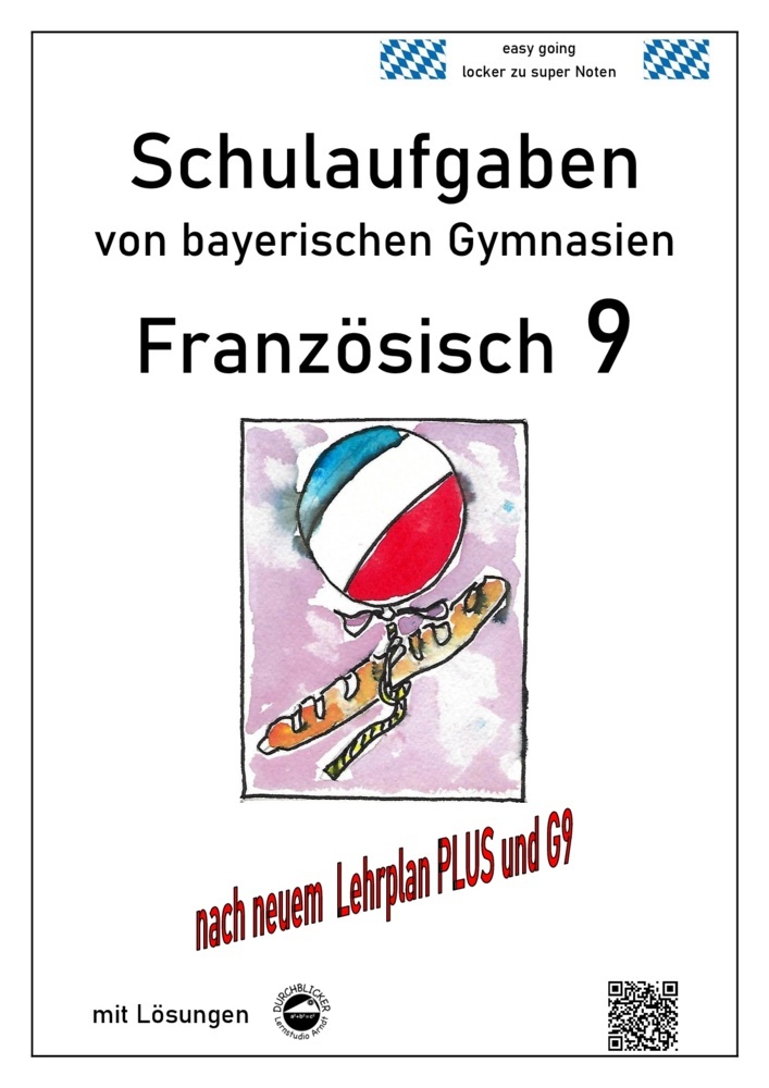 Französisch 9 Schulaufgaben (G9, LehrplanPLUS) nach Découvertes 4von bayerischen Gymnasien mit Lösungen main product photo