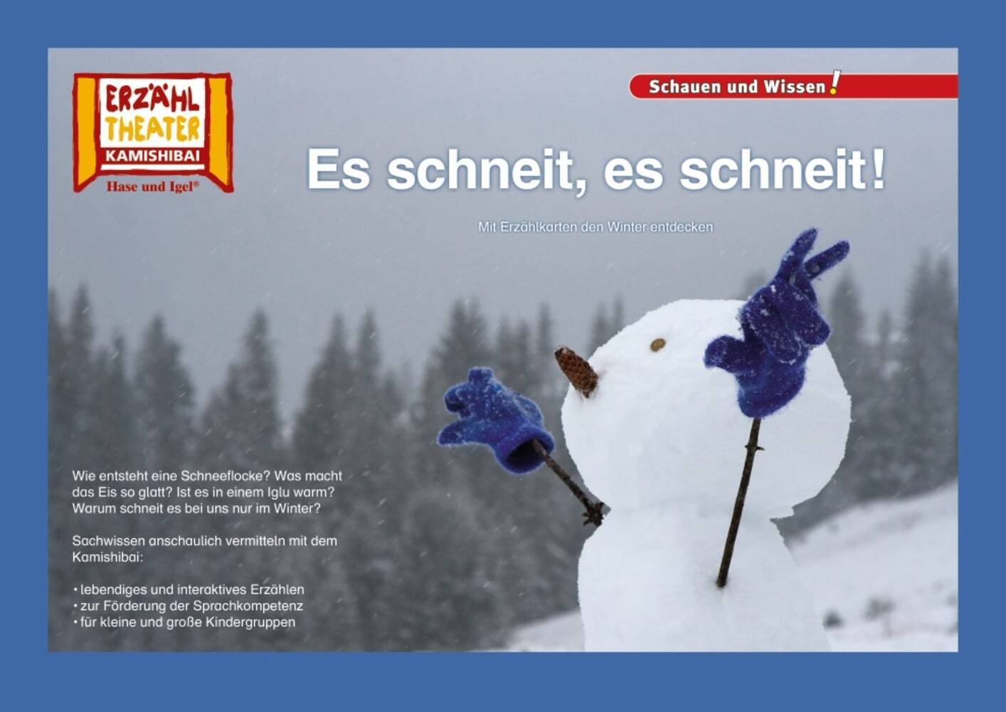 Es schneit, es schneit! / Kamishibai Bildkarten main product photo
