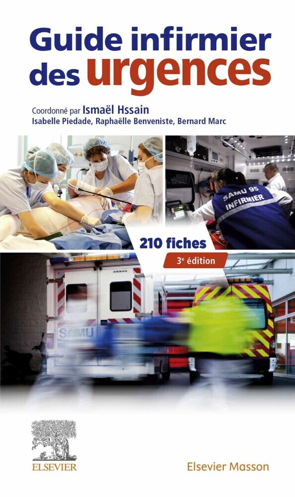 Guide infirmier des urgences main product photo