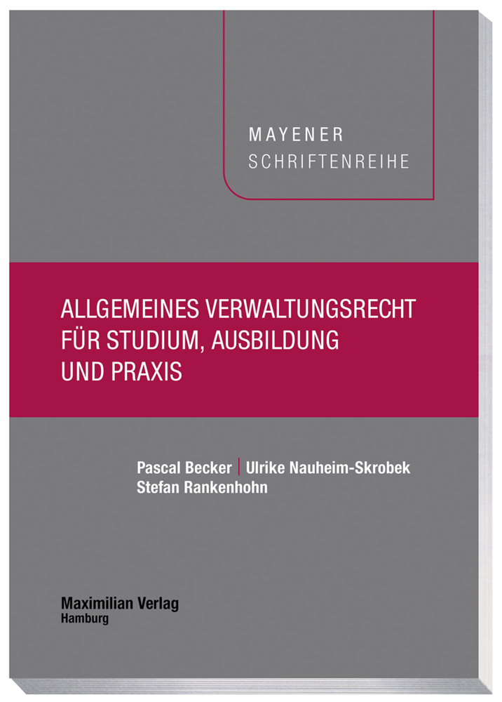 Allgemeines Verwaltungsrecht für Studium, Ausbildung und Praxis main product photo