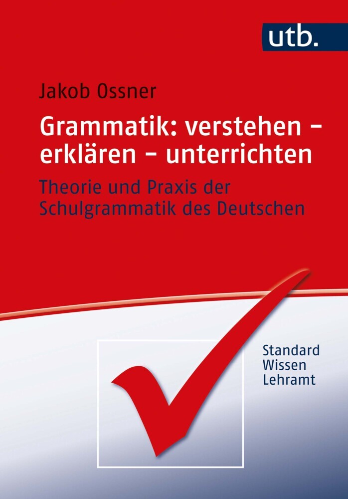 Grammatik: verstehen - erklären - unterrichten main product photo