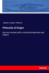 Philocalia of Origen