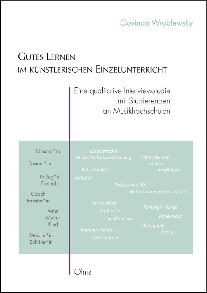 Gutes Lernen im künstlerischen Einzelunterricht main product photo
