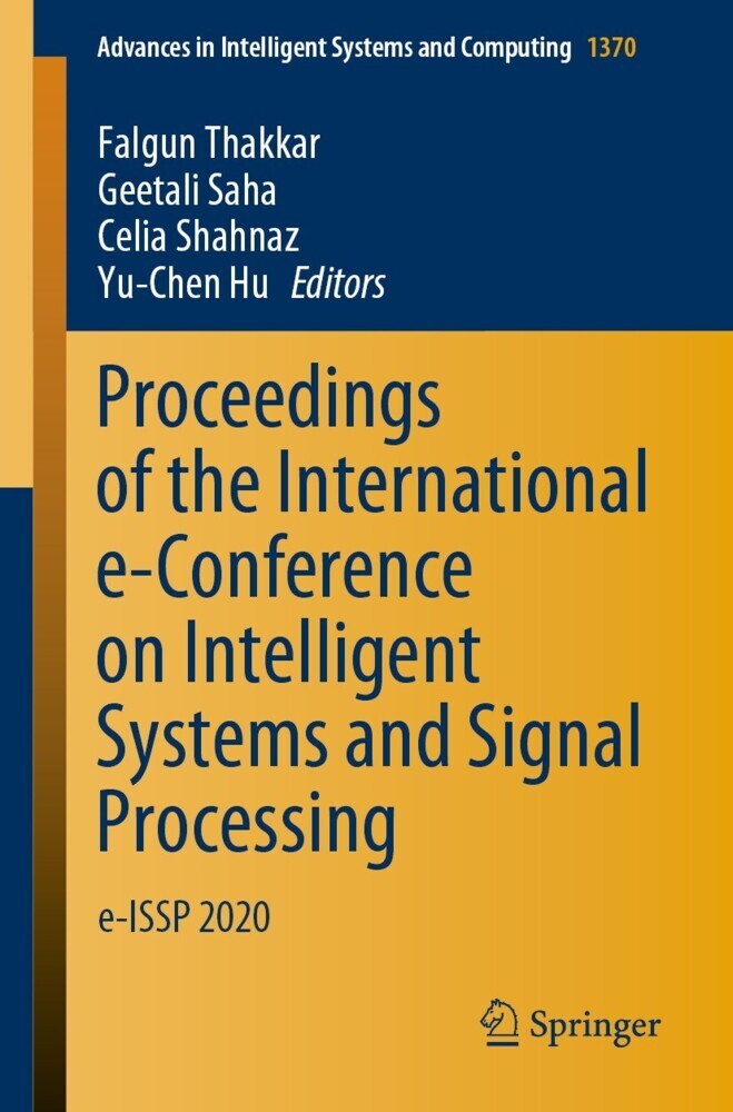 Proceedings of the International e-Conference on Intelligent Systems and Signal Processing main product photo