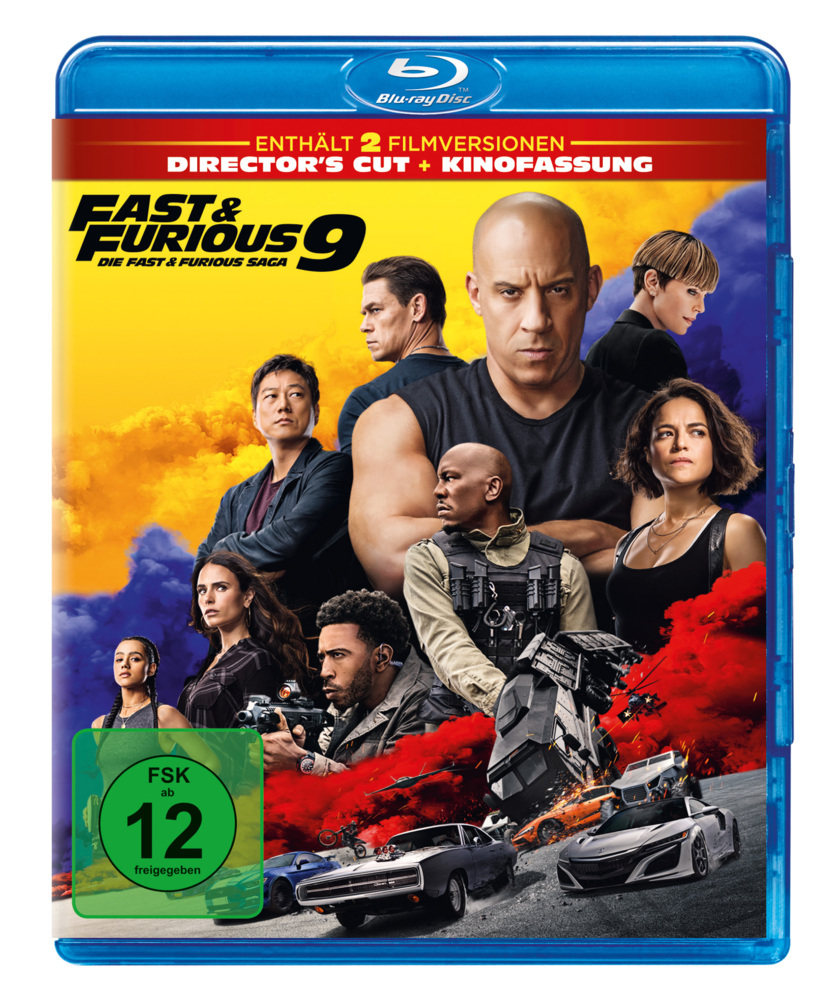 Fast & Furious 9, 1 Blu-ray, 1 Blu Ray Disc main product photo