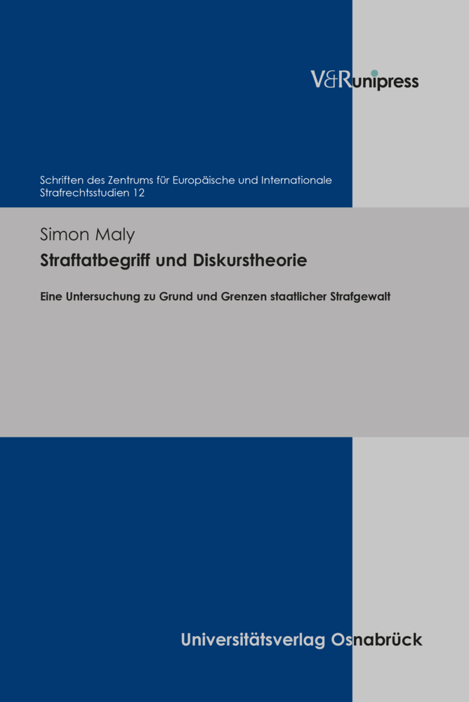 Straftatbegriff und Diskurstheorie main product photo