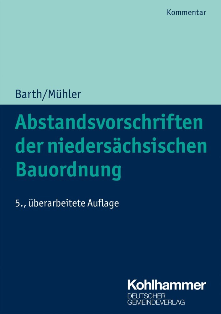 Abstandsvorschriften der niedersächsischen Bauordnung main product photo