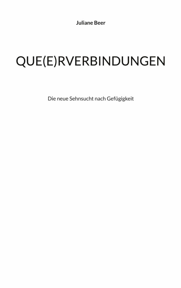 Que(e)rverbindungen main product photo