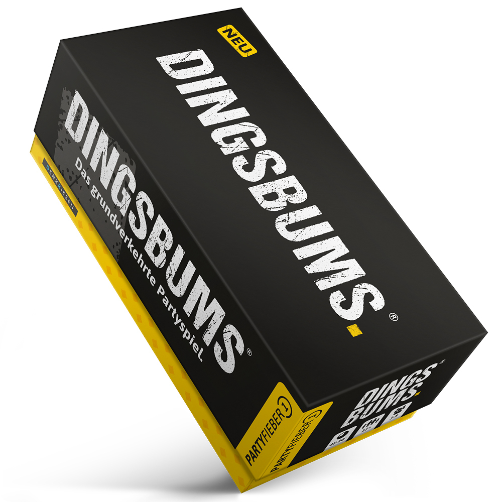 DENKRIESEN - PARTYFIEBER - DINGSBUMS® "Das grundverkehrte Partyspiel" main product photo