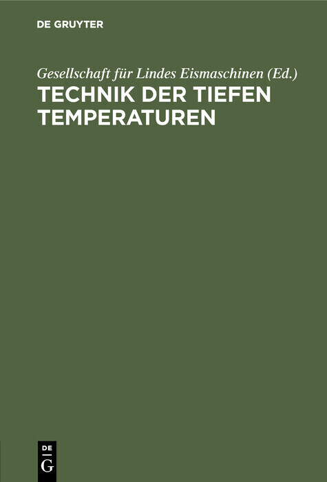 Technik der tiefen Temperaturen main product photo