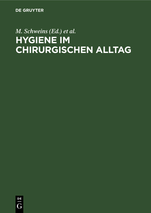 Hygiene im chirurgischen Alltag main product photo