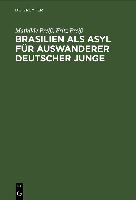 Brasilien als Asyl für Auswanderer deutscher Junge main product photo
