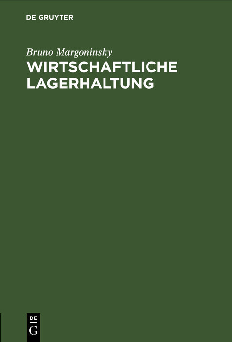 Wirtschaftliche Lagerhaltung main product photo