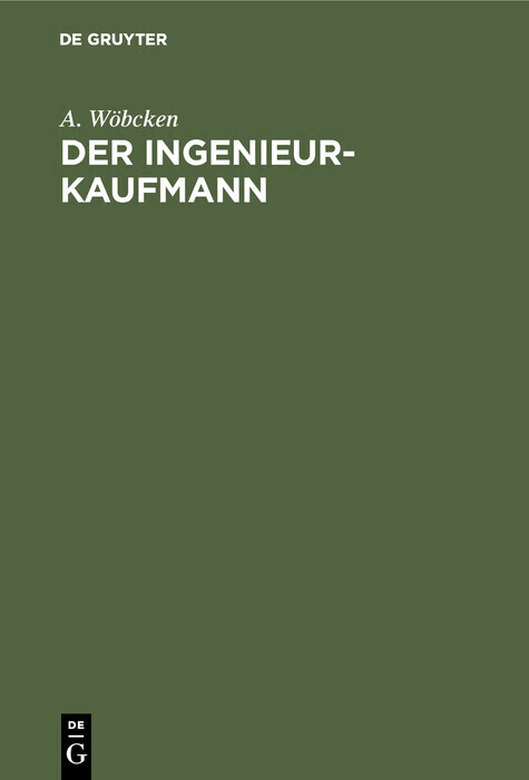 Der Ingenieur-Kaufmann main product photo